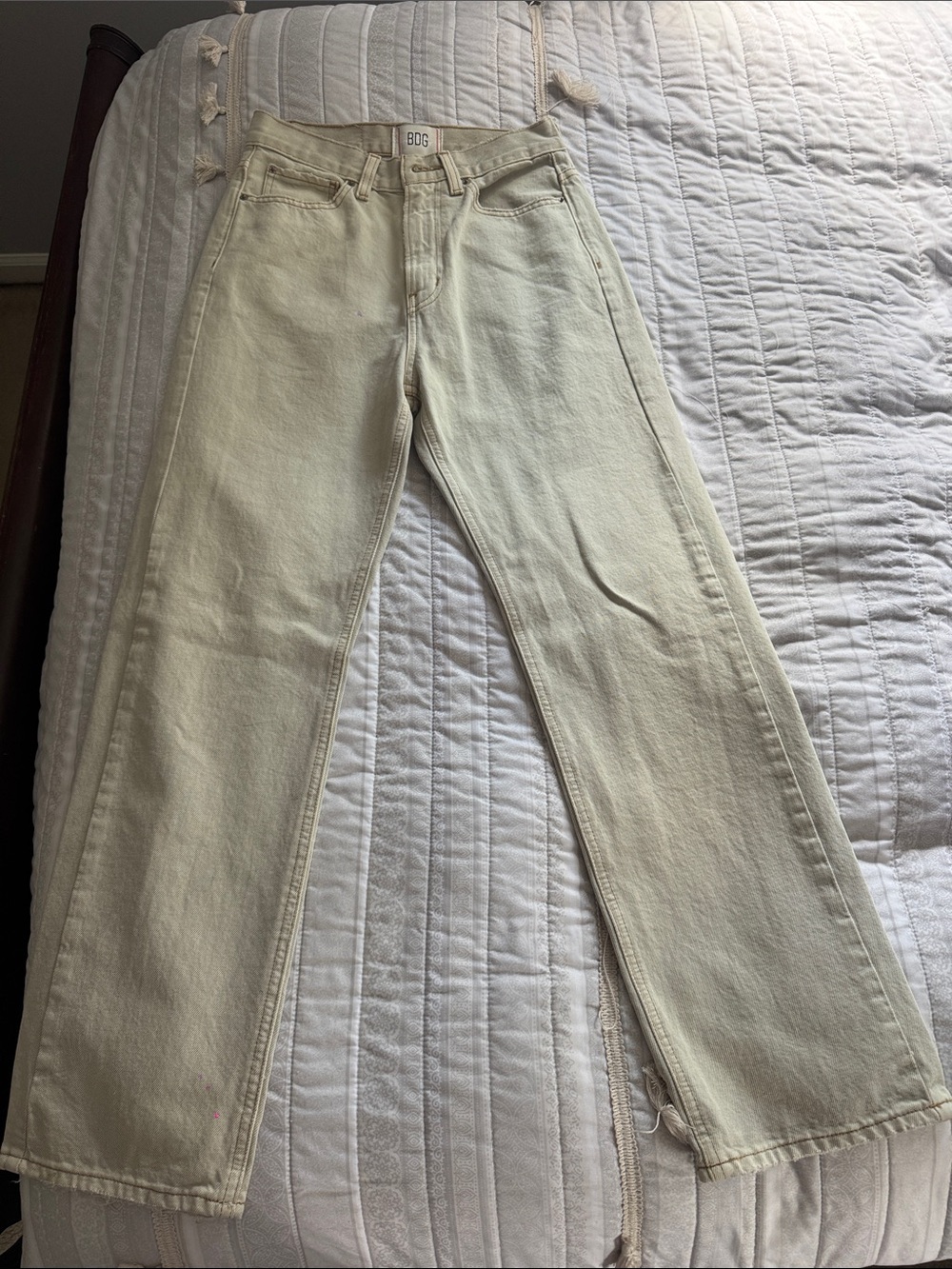 BDG Women's Off-White Cowboy Jeans